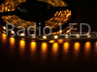 Светодиодная лента 5050  60 LED желтая 10.0-12.5 Lm/LED IP33