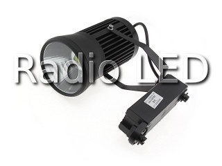 Светильник светодиодный трековый 20W TR20COBB-WW цилиндрический черный корпус,теплый белый свет