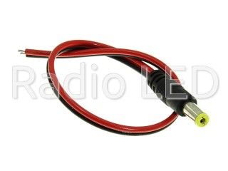 Разъем питания соединительный кабель с разъемом 5.5x2.1 (DC папа)