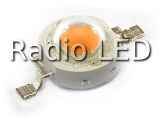 Светодиод SMD мощный  3W белый теплый 180-200Lm 3WGH45