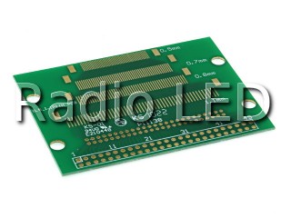 Макетная плата переходник LCD, TFT(0.50mm-1.10mm) на DIP50(шаг 2.54)