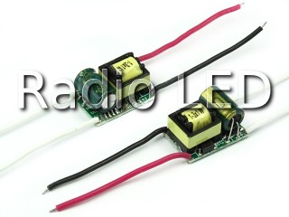 LED драйвер A01 ~220V безкорпусной  3x1W-300mA