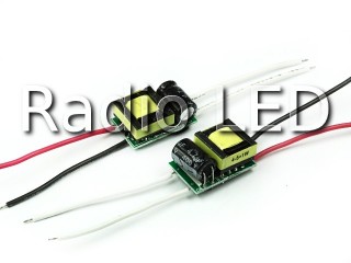 LED драйвер A03 ~220V безкорпусной  4-5x1W-300mA