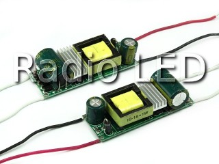 LED драйвер A07 ~220V безкорпусной 10-18x1W-300mA