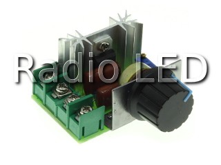 Регулятор мощности AC 220V 2kW с радиатором Модуль