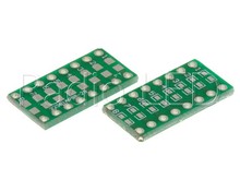 Макетна плата перехідник SMD 0805,0603,0402 (2х8шт) на DIP16 (крок 2.54)