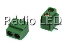 Клемник гвинтовий крок 5.00мм 126R-02P-Iron 2виводу