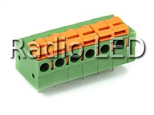 Клемник пружинний крок 5.08мм 142R-05P 6виводів