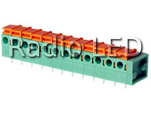 Клемник пружинний крок 5.08мм 142R-12P 12 висновків