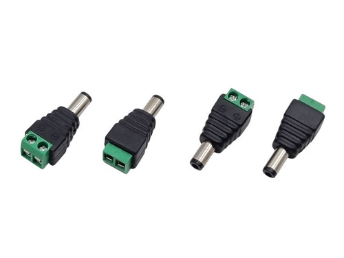 Роз'єм живлення перехідник: клемник(2pin)-DC роз'єм(тато) 5.5-2.5mm D2PM