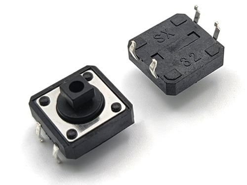 Тактовая кнопка 12х12x 7.3мм, 4pin, шток=3.8мм