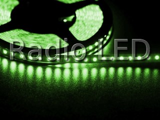 Світлодіодна стрічка 3528 120 LED зелена 4.0-4.5 Lm/LED IP33