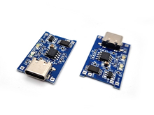 Плата зарядки Li-Ion аккумуляторов USBtype-c на TP4056 с защитой DW01 Модуль