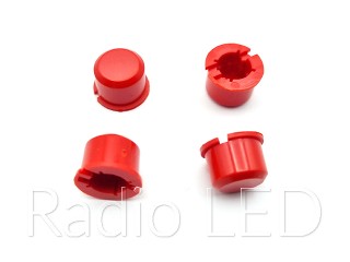 Ковпачок для кнопки (3FTH9) червоний (круглий) 1D08