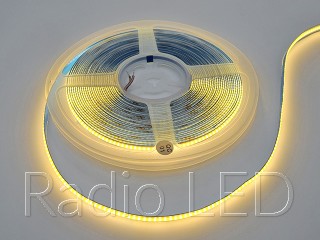 Світлодіодна стрічка 24V COB 320 LED біла (теплий) 24-26 Lm/LED IP20