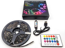 Світлодіодна стрічка 5V 5050 30LED RGB IP65 2 метри, Bluetooth-додаток, ІЧ пульт