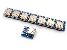 Плата для PoweBank USB + microUSB + LED 134N3P ( ST6845 ) Модуль
