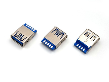 Роз'єм USB гніздо USB-30-01-FC (USB3.0)(плоский), на кабель(без кожуха)