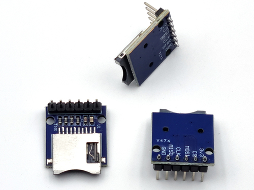 Макетная плата переходник Mini, Micro, SD TF Card на DIP разъем(6 pin шаг 2.54)