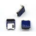 Макетная плата переходник Mini, Micro, SD TF Card на DIP разъем(6 pin шаг 2.54)