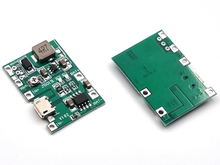 Плата зарядки Li-Ion аккумуляторов USBmicro на TP4056 J5019 с защитой Iразр=2А Модуль