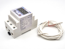 Терморегулятор цифровий AC220V M149DTW WIFI 40A 8.5KW в DIN корпусі універсальний, датчик 2м