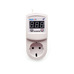Терморегулятор цифровий AC220V M149ETW WIFI 16A 3.5KW в розеточному корпусі, датчик 0.15м