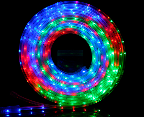 Светодиодная лента ~220V 2835 48LED RGB IP67 набор 10м с контроллером