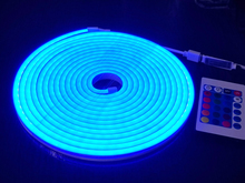 Світлодіодний неон 12V 2835 108LED RGB IP65 5 метрів, ІЧ-контролер, БП на 220V, ІЧ пульт
