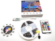 Світлодіодна стрічка 5V 5050 30LED RGB IP20 феєрверк світломузичний Bluetooth-додаток ІЧ пульт