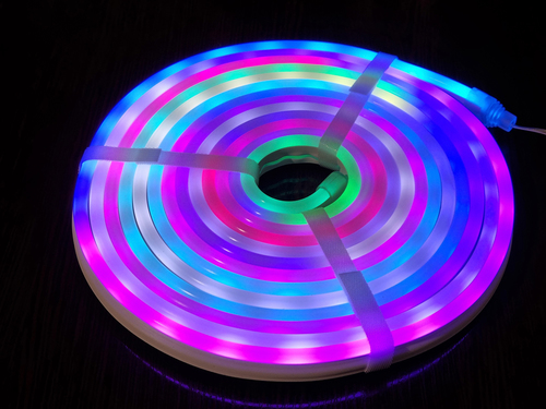 Світлодіодний неон 5V 2835 36LED RGB IP65 5 метрів, Bluetooth-додаток, ІЧ пульт