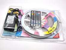Світлодіодний неон 24V 2835 84LED RGB IP65 5 метрів, Bluetooth-додаток, БП на 220V, ІЧ пульт