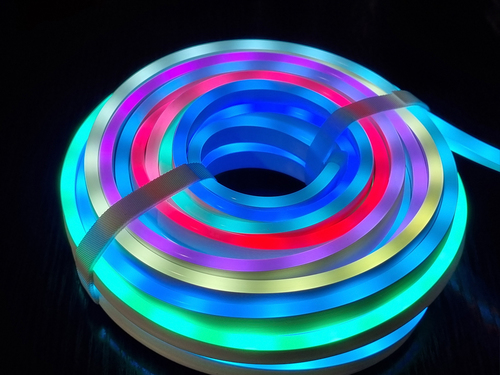 Світлодіодний неон 5V 2835 36LED RGB IP65 10 метрів, Bluetooth-додаток, ІЧ пульт