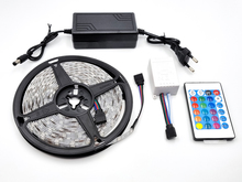 Світлодіодна стрічка 12V 5050 54LED RGB IP65 5 метрів, ІЧ-контролер, БП на 220V, ІЧ пульт(БЛІСТЕР)