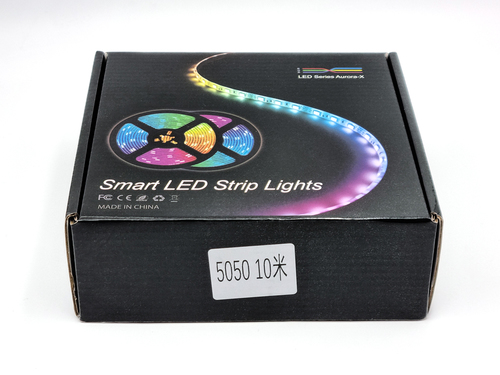 Світлодіодна стрічка 12V 5050 54LED RGB IP65 10 метрів, ІЧ-контролер, БП на 220V, ІЧ пульт (КОРОБКА)