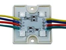 Світлодіодний модуль рекламний RGB MR4S5050RGB 4 світлодіоди SMD5050 IP66