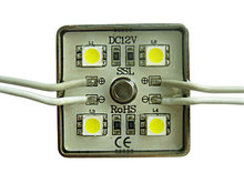 Світлодіодний модуль рекламний білий світло MR4S5050W 4 світлодіоди SMD5050 IP66
