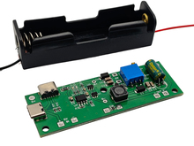 Держатель для 1S Li-Ion аккумулятора 18650 + контроллер BMS + DC-DC преобразователь на 5-25V M374