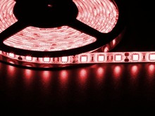 Світлодіодна стрічка 5050 60 LED червона 10.0-12.5 Lm/LED вологозахищена IP65