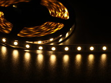 Світлодіодна стрічка 5050 60 LED біла (теплий) 10.0-12.5 Lm/LED IP33