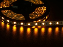 Світлодіодна стрічка 5050 60 LED жовта 10.0-12.5 Lm/LED IP33