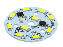 Модуль світлодіодний AC220V 5730 5W Ф40мм 10LED5730