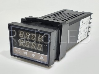 Терморегулятор цифровий AC220V REX-C100FK02-M*AN SSR в корпусі приладовому (ПІД)