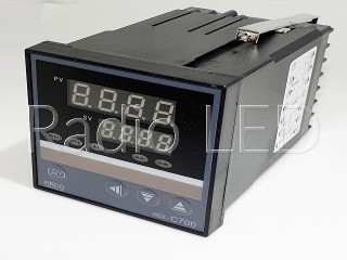 Терморегулятор цифровий AC220V REX-C700FK02 M*AN relay в приладовому корпусі (ПІД)