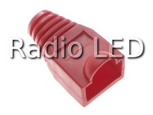 Корпус для штекера 8P8C(RJ45) червоний