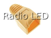 Корпус для штекера 8P8C(RJ45) жовтий