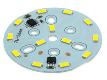 Модуль світлодіодний AC220V 5730 7W Ф56мм 13LED5730