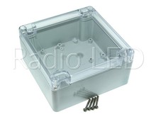 Корпус пластмасовий сірий 120x120x60мм