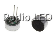 Микрофон электретный 9.7mm x 4.5mm с ножками