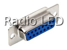 Роз'єм D-Sub 15pin DB15F(мама)